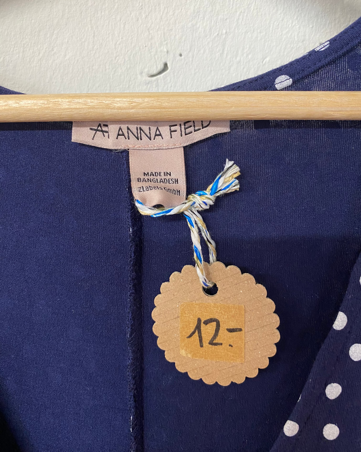 Secondhand Kleid – Gepunktet, Gr. S