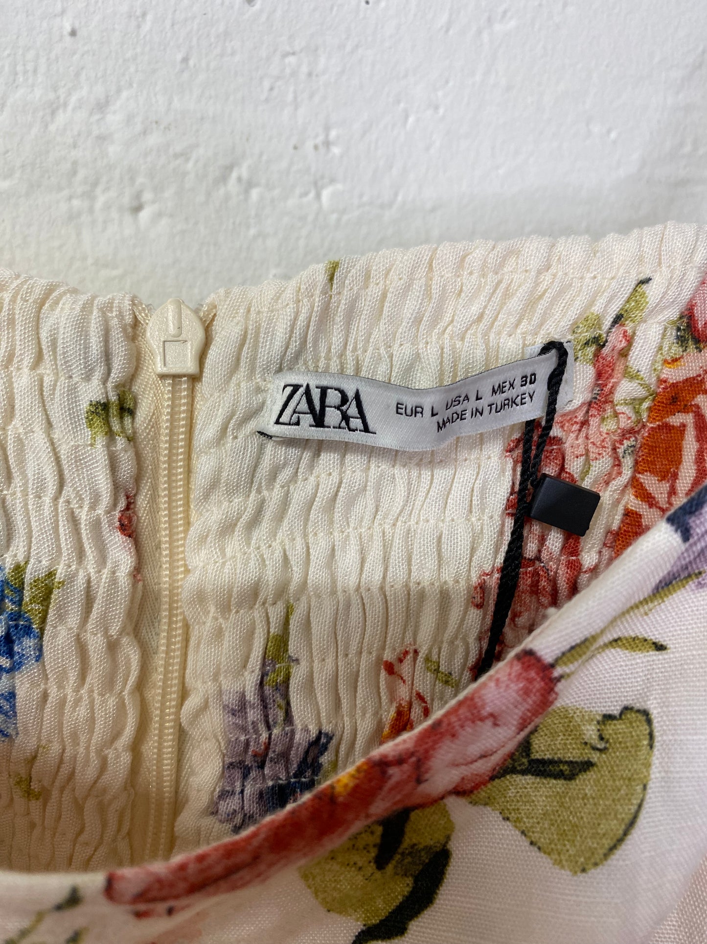 ZARA Secondhand Oberteil – Blumenmuster, Grösse L