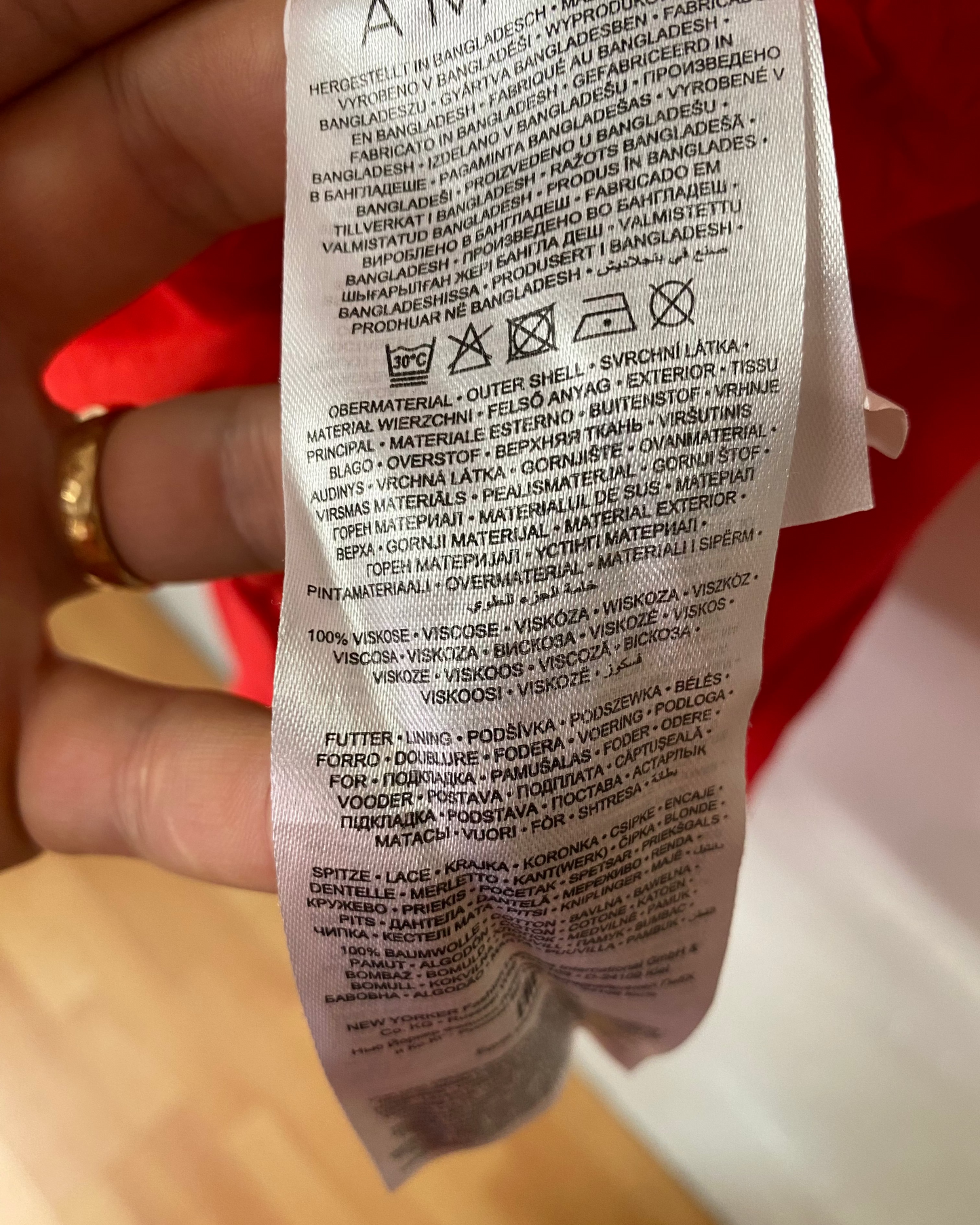 Secondhand Jumpsuit – Rot, Gr. 38