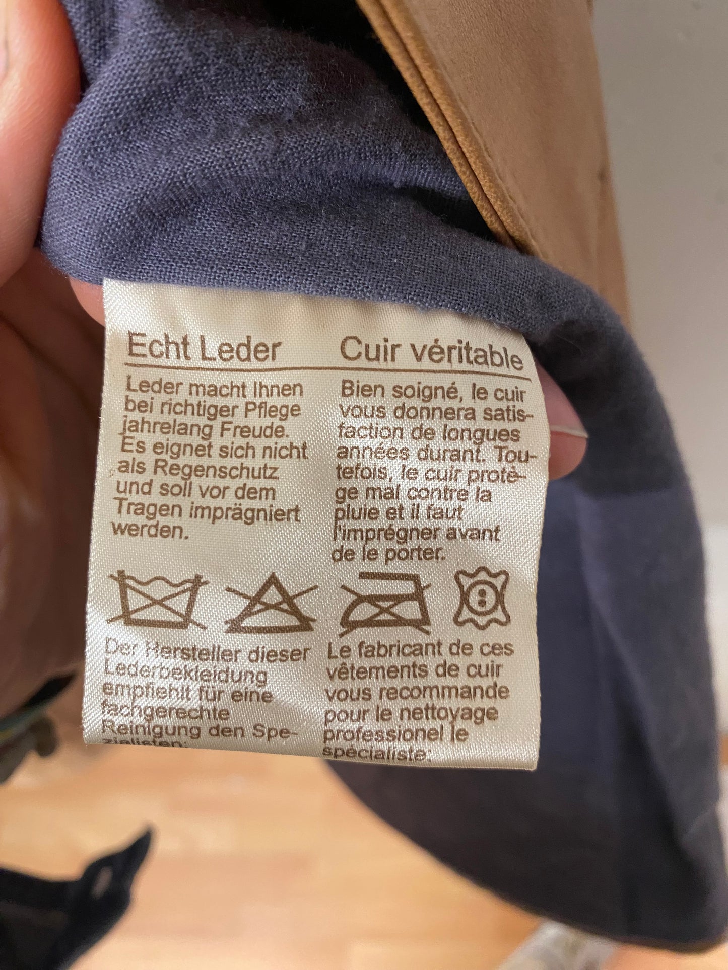 Leonardo Vintage Lederjacke – Cognacbraun, Grösse 54 (XL)