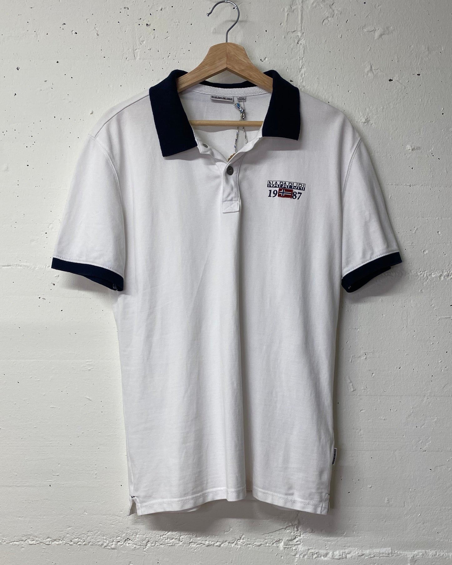 Napapijri Polo-Shirt – Weiss, Grösse L