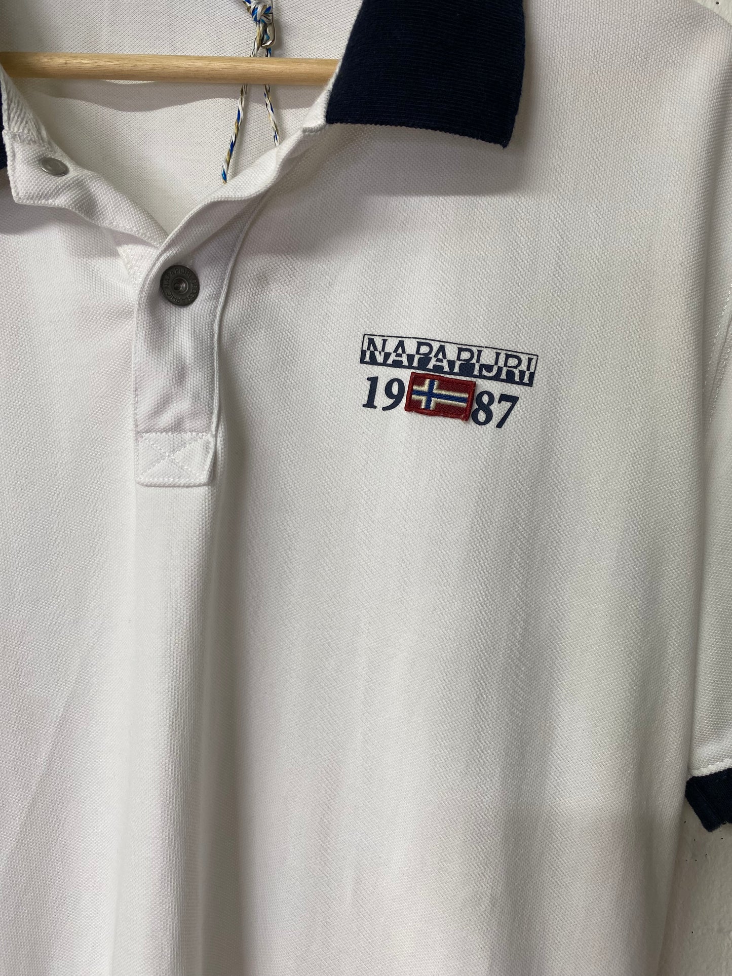 Napapijri Polo-Shirt – Weiss, Grösse L
