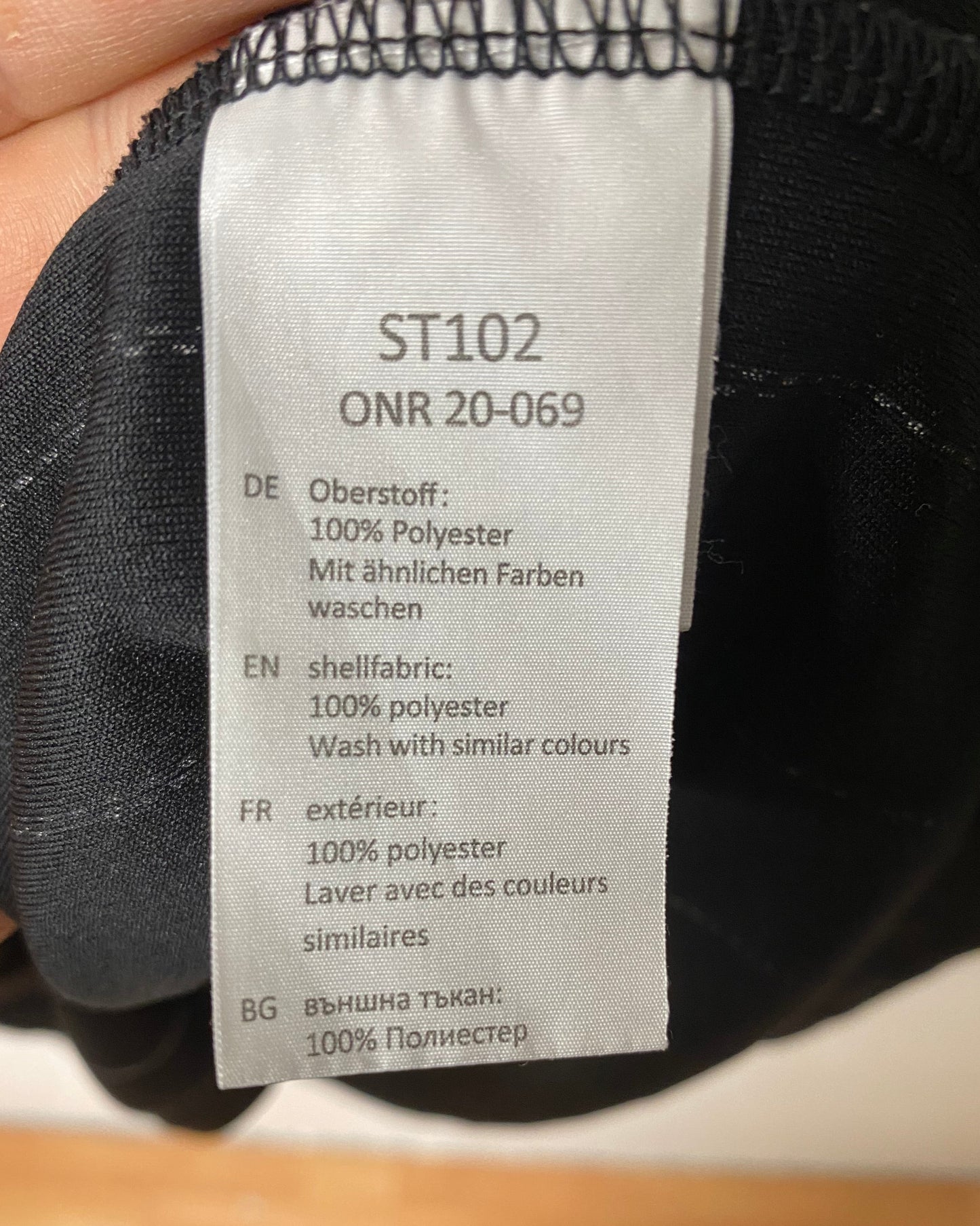 Starter Black Label Baseballshirt – Gestreift, Grösse XL