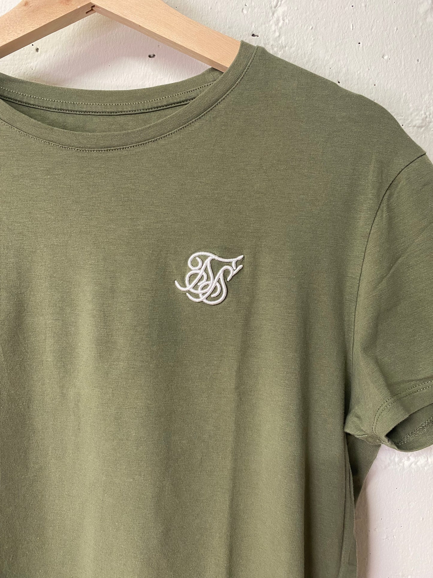 Siksilk Shirt in Khaki Secondhand (Grösse S)