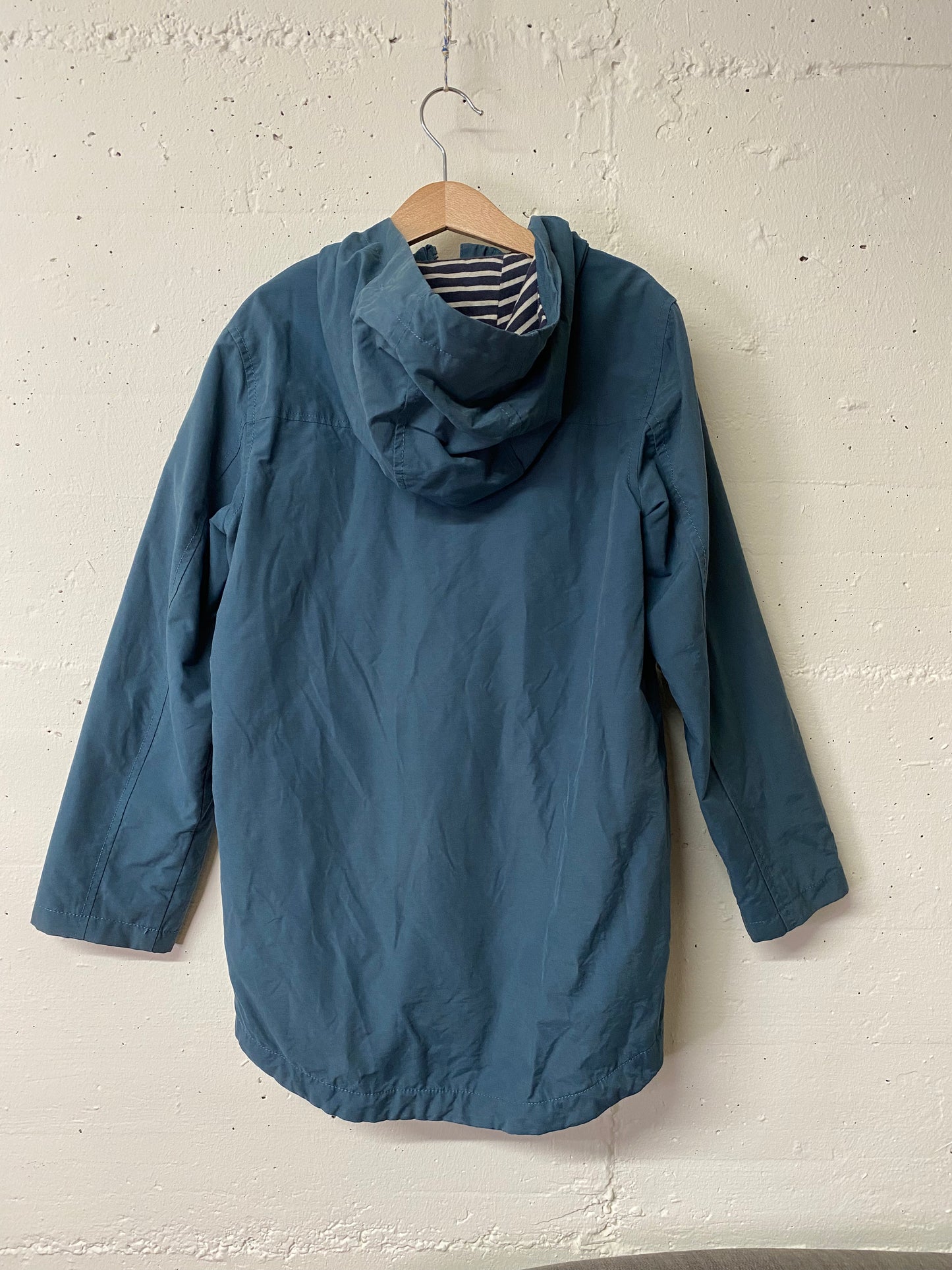 Secondhand Outdoorjacke – Petrolgrau, Grösse 140