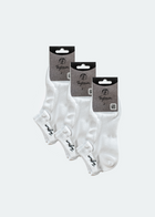 3er-Set Sneaker Socken White