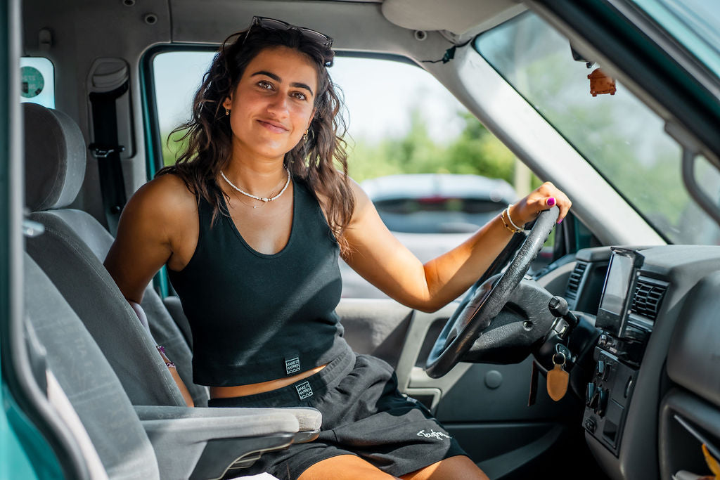 Stylische Bio Baumwolle Crop Top