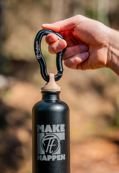 Trinkflasche mit Karabiner