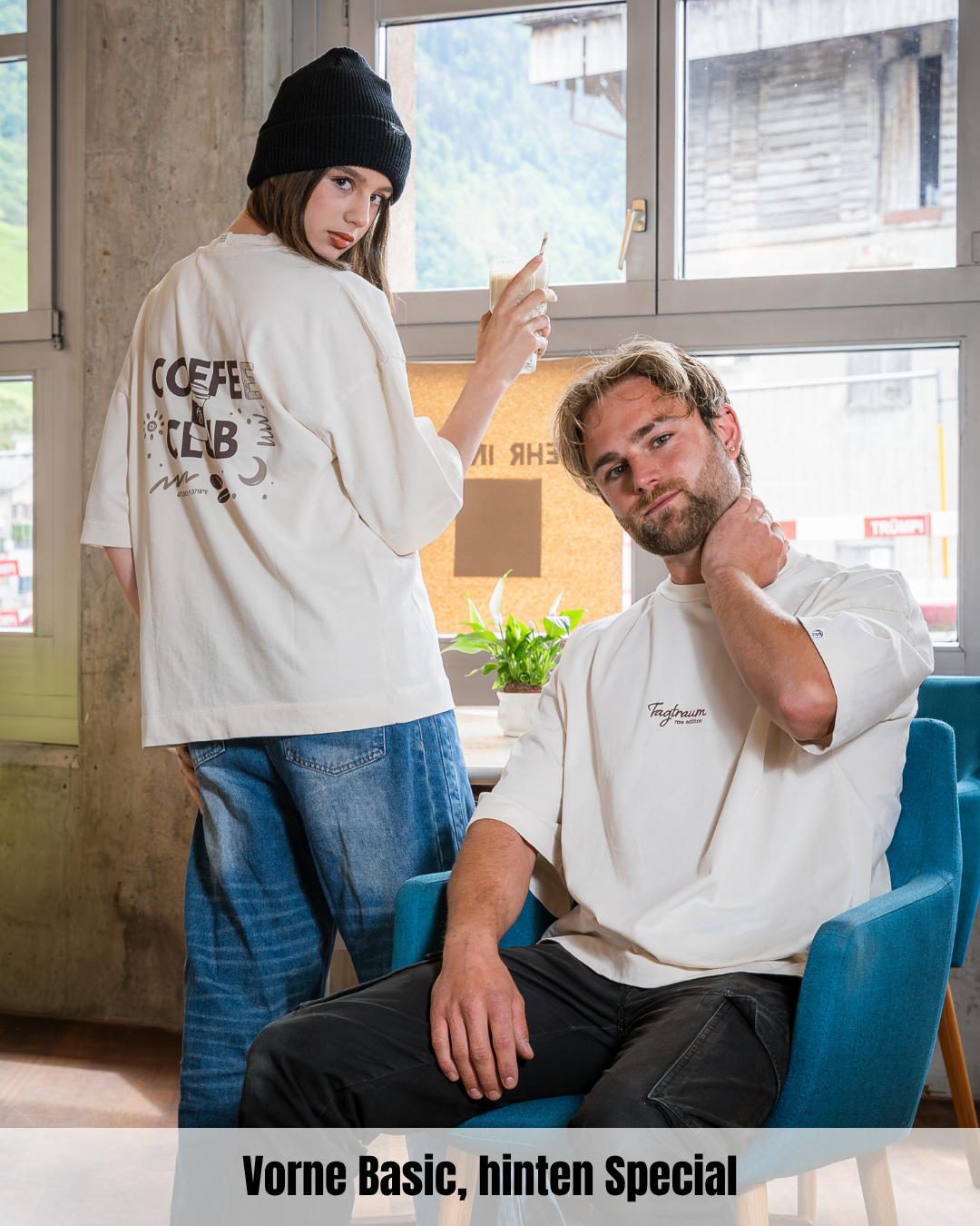 T-Shirt Oversized Coffee Club ☕️