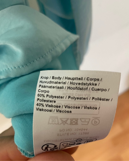 Secondhand Bluse – Türkis (MSCH Copenhagen)