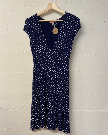 Secondhand Kleid – Gepunktet, Gr. S