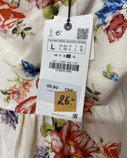 Secondhand Oberteil – Blumenmuster, Grösse L