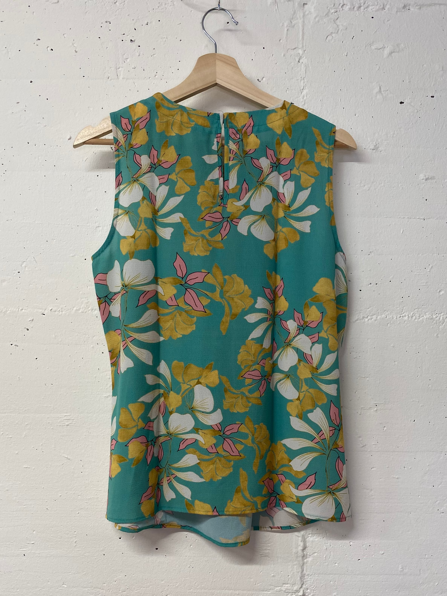 Schöne Navyboot Secondhand Bluse - Florale Muster