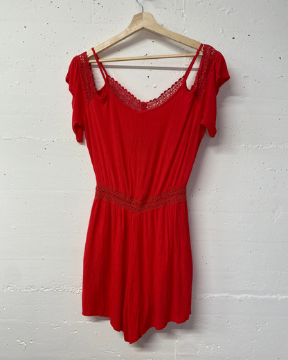 Secondhand Jumpsuit – Rot, Gr. 38