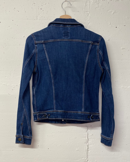 Coole Secondhand Jeansjacke (Lee) – Klassisch Blau, Grösse S