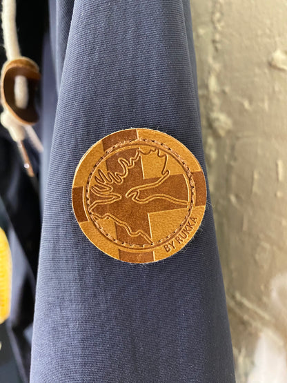 Rukka Secondhand Regenmantel – Dunkelblau, Grösse 36