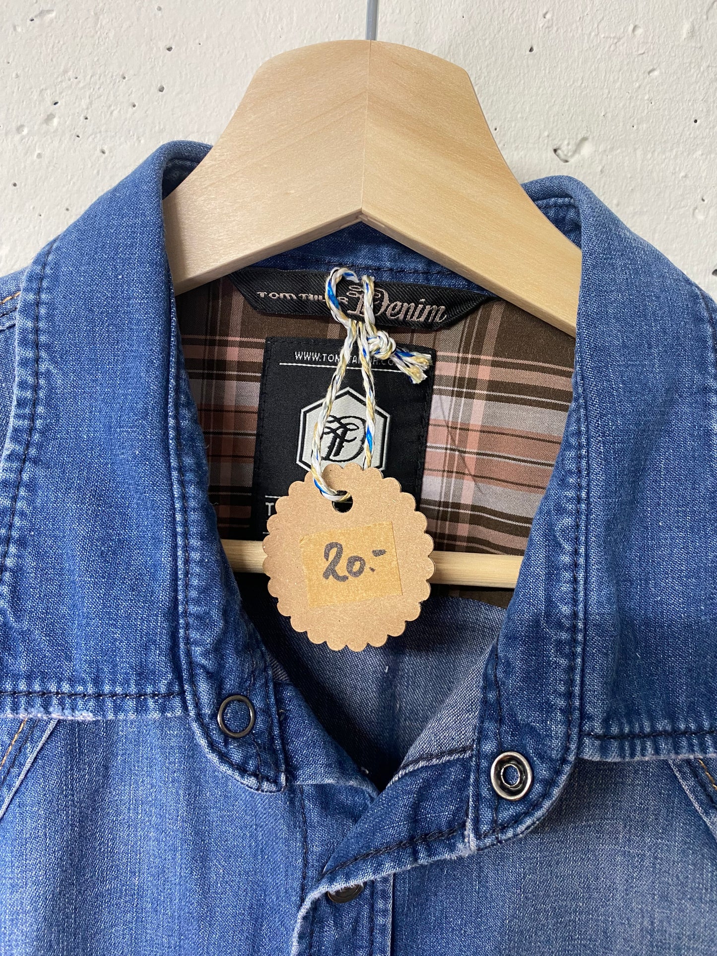 Tom Tailor Secondhand Jeanshemd – Blau, Grösse L