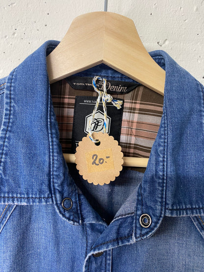 Tom Tailor Secondhand Jeanshemd – Blau, Grösse L
