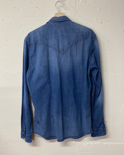 Tom Tailor Secondhand Jeanshemd – Blau, Grösse L