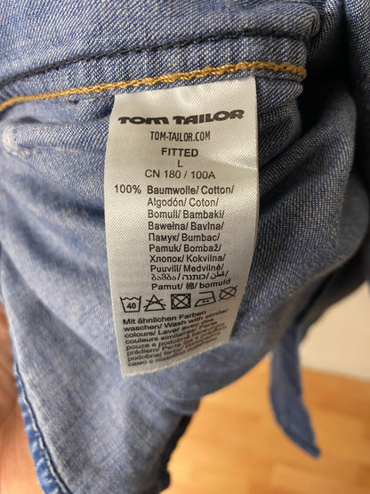 Tom Tailor Secondhand Jeanshemd – Blau, Grösse L