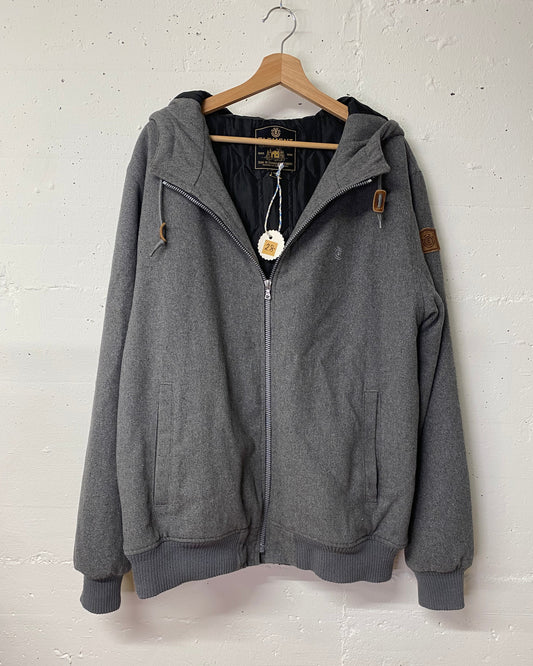 Element Secondhand Kapuzenjacke – Grau, Grösse XL