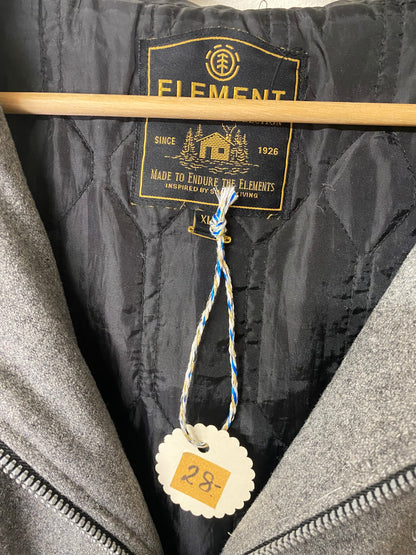Element Secondhand Kapuzenjacke – Grau, Grösse XL