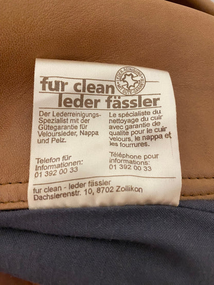 Leonardo Vintage Lederjacke – Cognacbraun, Grösse 54 (XL)