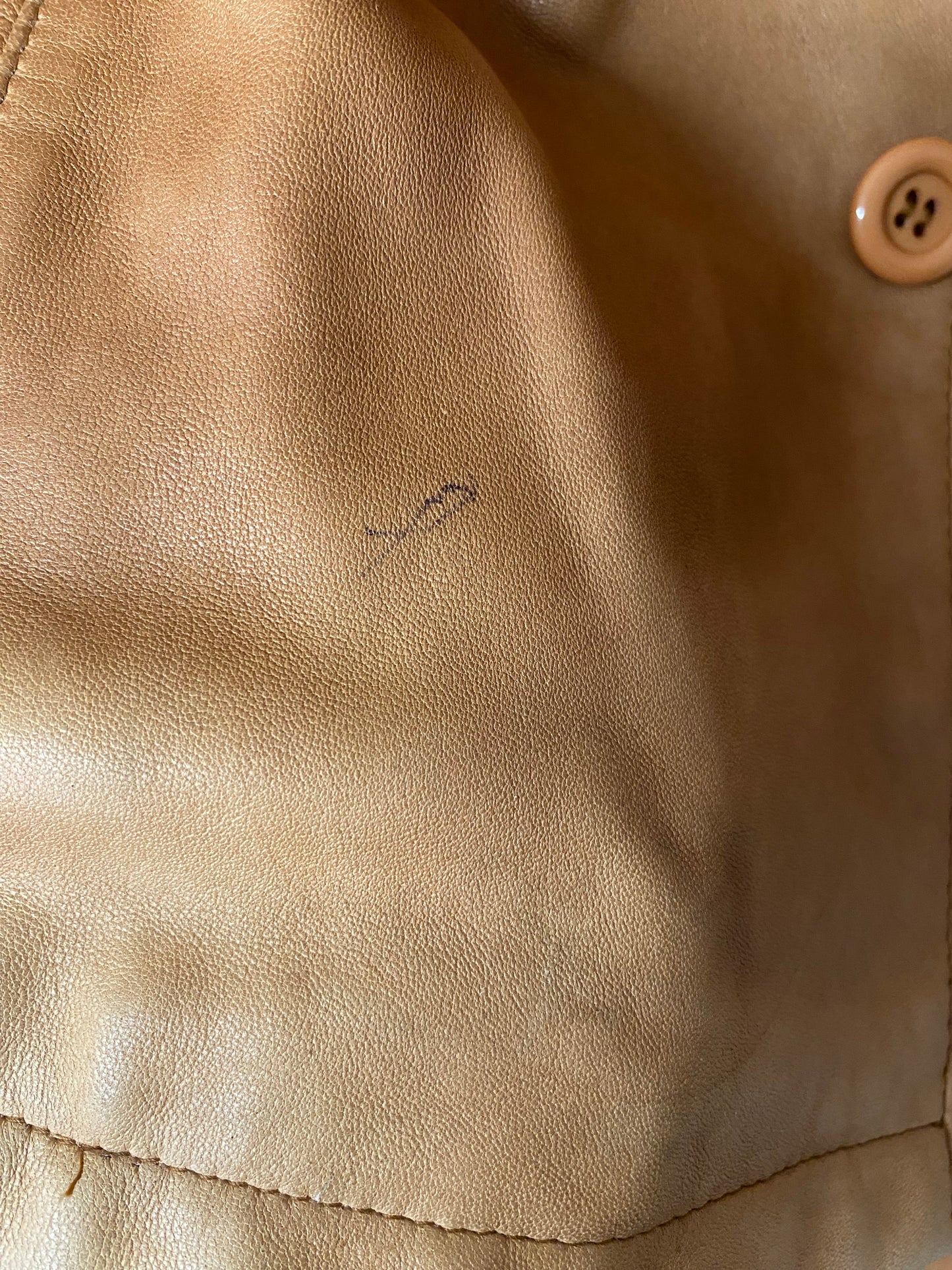 Leonardo Vintage Lederjacke – Cognacbraun, Grösse 54 (XL)