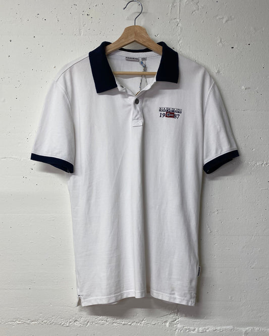 Napapijri Polo-Shirt – Weiss, Grösse L