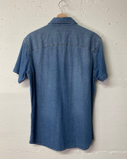 Kurzarm Secondhand Jeanshemd von Jack & Jones - Grösse L