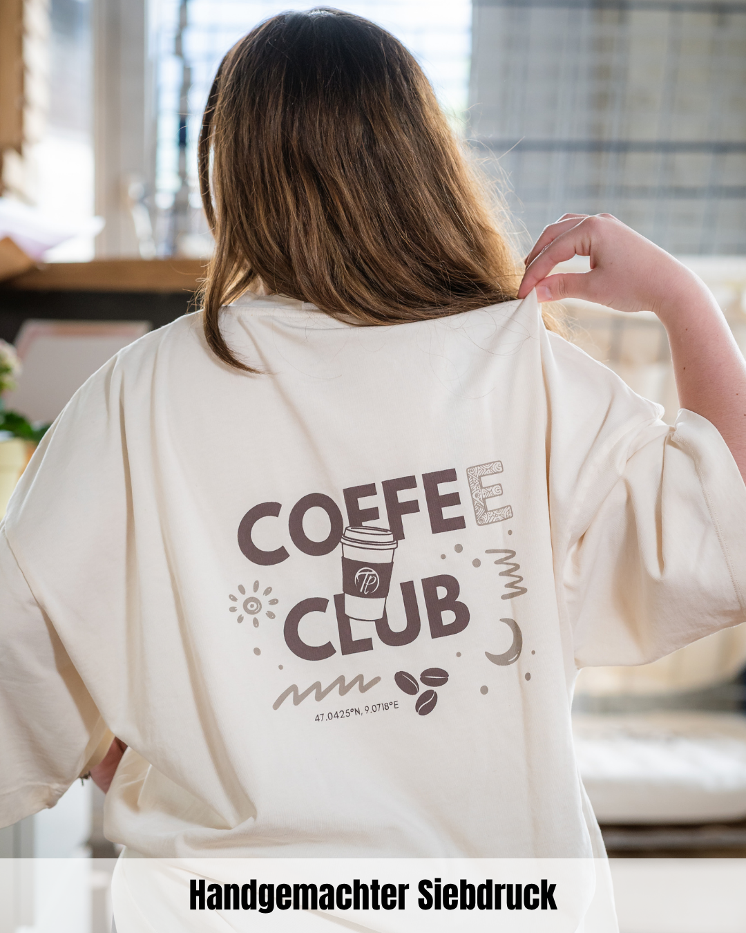 T-Shirt Oversized Coffee Club ☕️
