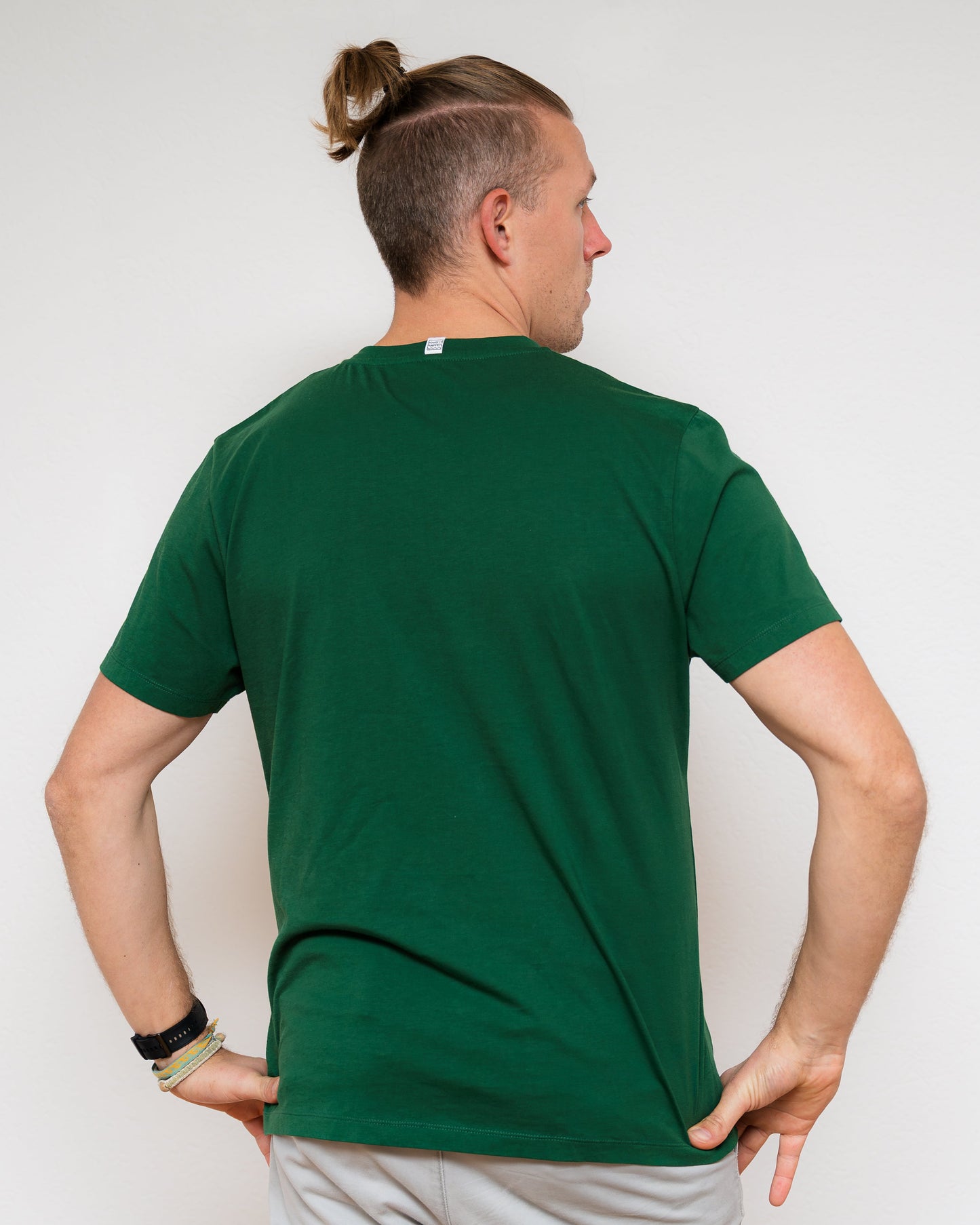 T-Shirt Round Neck Unisex in Waldgrün | 100% Bio-Baumwolle (GOTS)