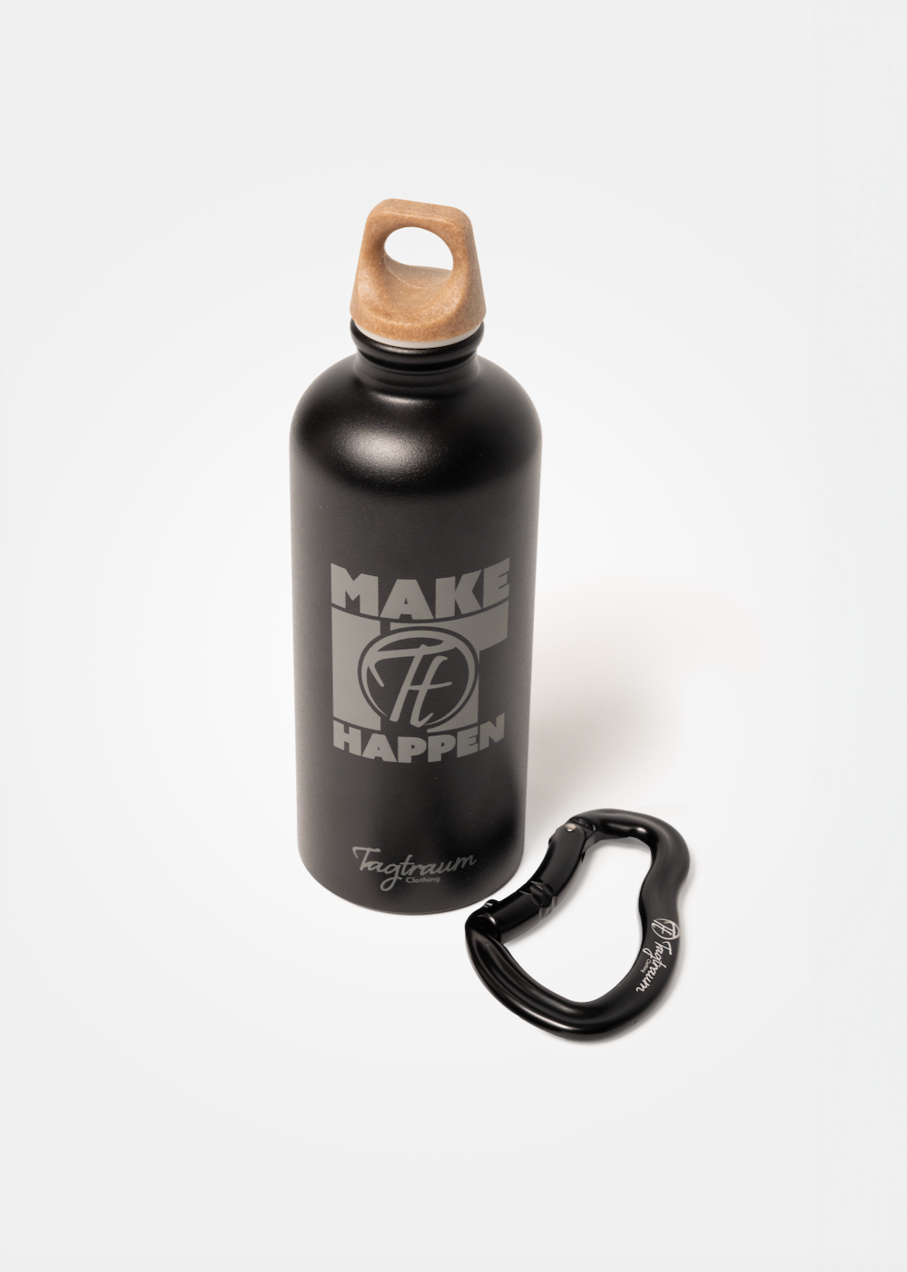 Trinkflasche mit Karabiner